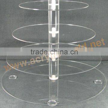 Lighted Acrylic Cake Stand/rotating Cake Stand/wedding Cake Stand Crystal photo-4