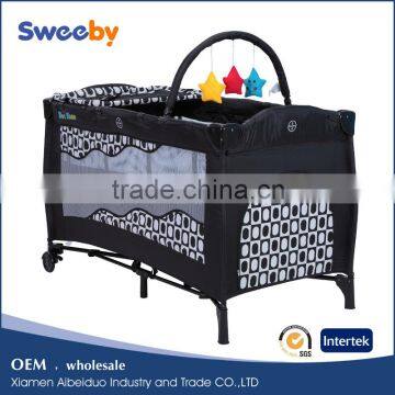 New products wholesale baby travel play pens folding baby cots baby cribs