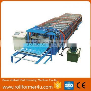 Automatic Hydraulic Cutting Roof Glazed Tile Roofing Sheet Roll Forming Machine