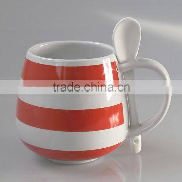 400ml 14oz Fine Porcelain Bone China Creative Elegant Fashion Coffee Tea Water Drinking Mugs photo-3
