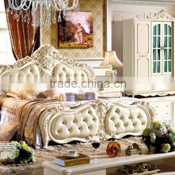 Foshan factory direct selling bedroom furniture and classic and french style bed