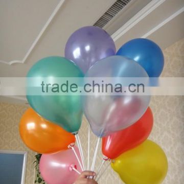 Wholesale high quality pearlized balloon/latex round ballon