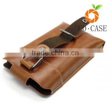 Multifunctional PU Leather Mini Mobile Phone Bag Pouch Purse With Belt Clip photo-4