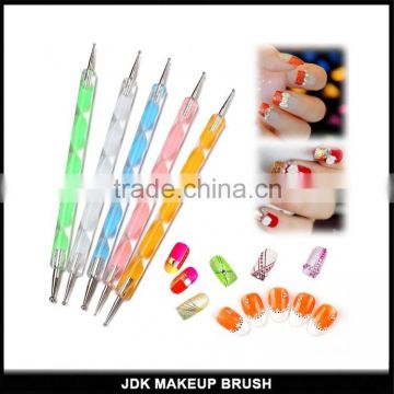 5PCS Double Ended Dotting Pen Marbleizing and Nail art brush