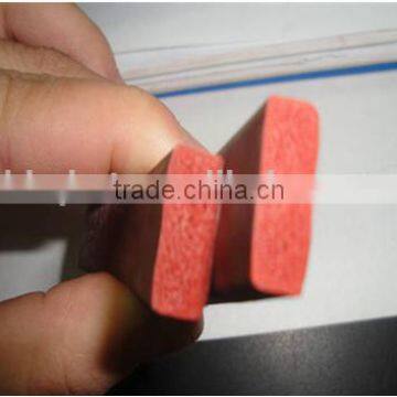 high temperature red silicone rubber foam gasket