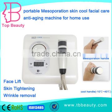 portable skin cool and warm Electroporation no needle mesotherapy machine CE