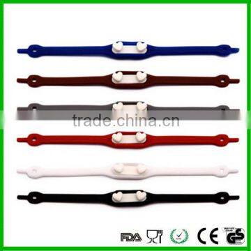 New Design Lock Laces Elastic no Tie Shoelaces Silicone photo-2