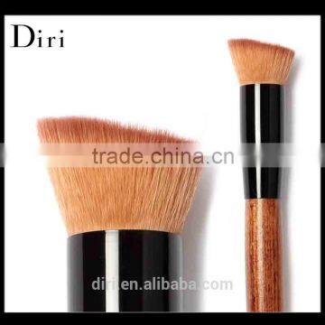 Wooden handle angled concealer brush basic makeup tool