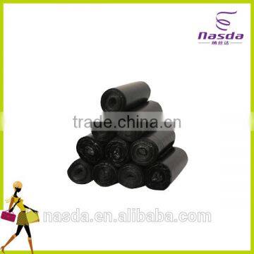 Plastic garbage bag on roll