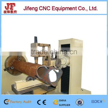 plasma cutting round pipe cut machine / Intersecting line machine tee making machine