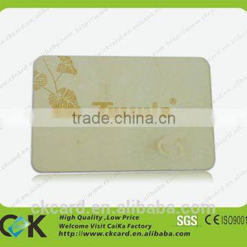 custom engraved wooden bamboo business card