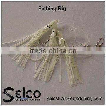 Chinese qualitied,3pc hook,octopus fishing rigs