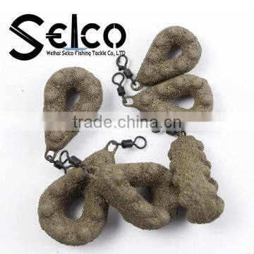 China wholesale Carp fishing Coated Gripper Carp Lead weights