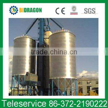 galvanized cone bottom soybean storage steel silo