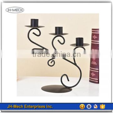 Decorative iron art candle holder