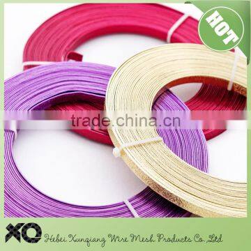 1*5mm 39Feet Gold Color Embossed Aluminum Wire photo-3