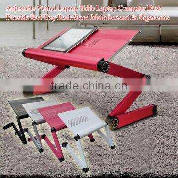 2014 laptop table Stand recliner computer laptop notebook computer adjustable desk table for bed and sofa, office table design