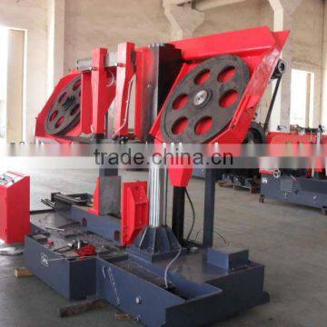 Double Column Type Semi-automatic Hydraulic Horizontal Band Sawing Machine photo-2