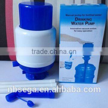 manual irrigation pump for drinking bottled water