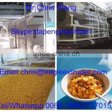 corn flakes machine/corn flakes extruder/corn snack production line