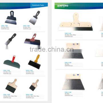 rubber and pvc handle floor scraper blade tool civil construction tools for building hand tools