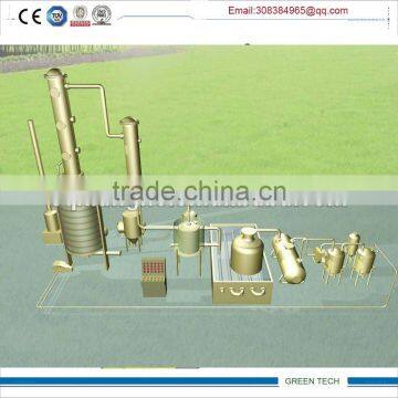 Negative Pressure 15ton Crude Oil/raw Oil /furnace Oil Refining Distillation Machine