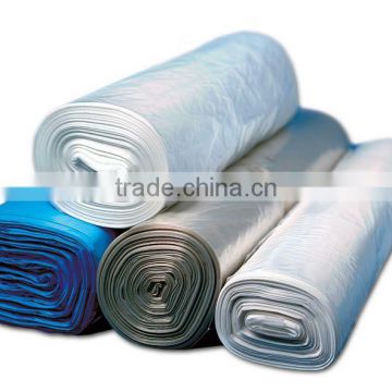 Clear LDPE plastic garbage bags