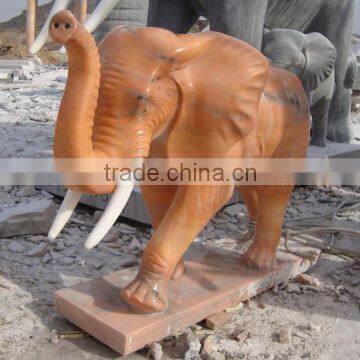 Carving Marble Elephant Statue for Outdoor Decoration photo-4