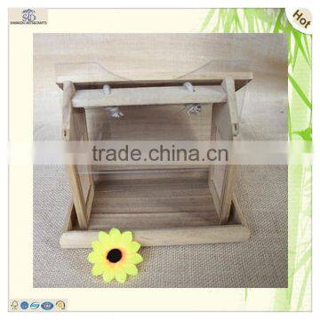 Transparent Glass Weaving Window Small Wings Birds Cages photo-5