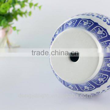 China Suppliers Custom Wholesale Blue White Porcelain Vase, Ceramic Flower Vase photo-4