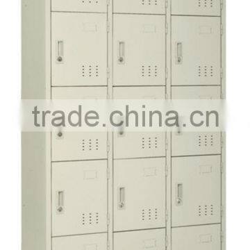 Steel Metal 12 Doors Lockers Metal Wardrobe Storage Locker Staff Lockers photo-2