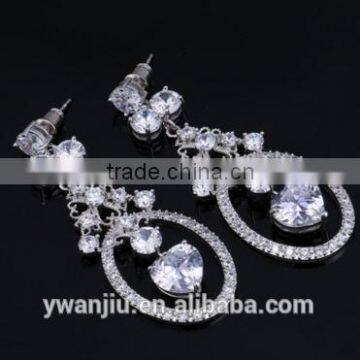 Wholesale Stock Small Order Fashion Women Secret Garden Long Style Zircon Earrings photo-3