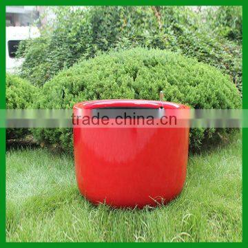 FO-330 Round Fiberglass Self Watering Flower Pots photo-2