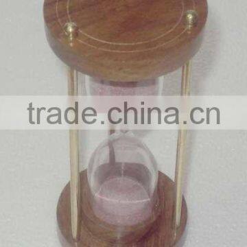 Wood Sand Timer, Hourglass Sand Timer, Minute Sand Timer, Sand Hourglass, Hourglass Timer, Brass Sand Timer, Timer photo-3