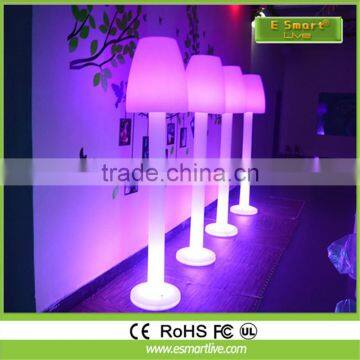 16 color change battery powered led lounge floor lamp for events wedding