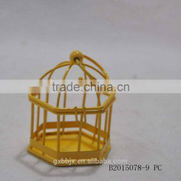Small Metal Bird Cage for Party Decorations & Crafts