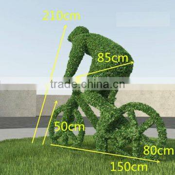 Fake Grass Animal Manufacture High Color Fastness UV/water Proof Artificial Grass Topiary photo-6