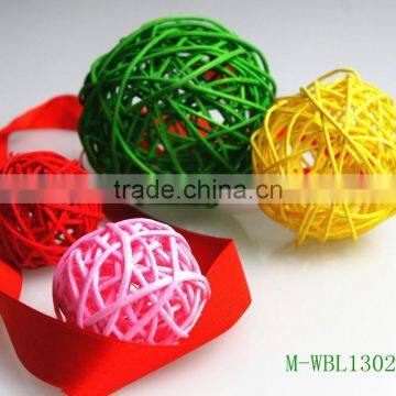 Woven Decorative Wicker Balls photo-3