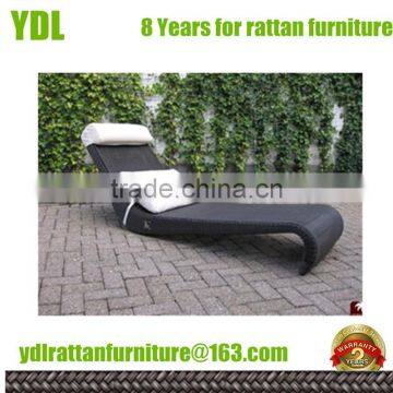 Youdeli rattan furniture wicker chaise lounge chair