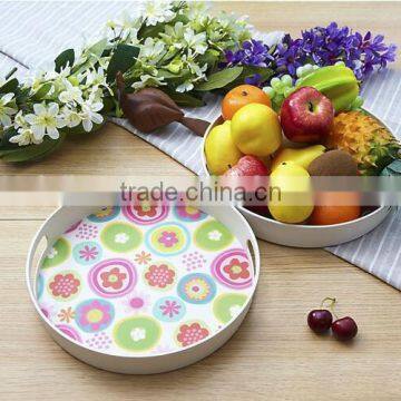 Hot-sell Eco Bamboo Fiber Serving Tray With Print photo-2