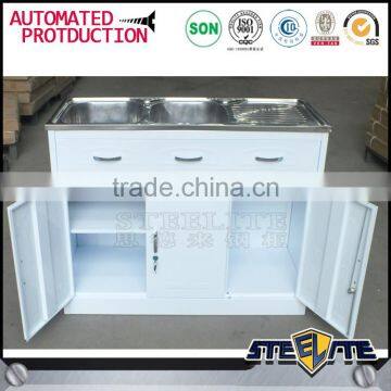 Simple Design Corner Steel Kitchen Wall Cupboard photo-3