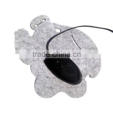 Colorful Shaped Wool Felt Mouse Pad photo-4