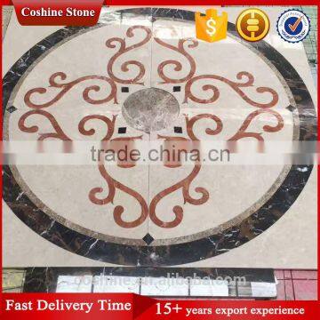 Heart Shaped Mixed Color Cream Beige Marble Cnc Waterjet Tiles photo-2