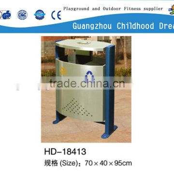 (HD-18413)Stainless Steel Dust Bin with Ashtray