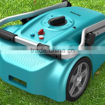 up to 300 m2 32cm cutting width 4 to 7 cm height adjustment household hand push lawn mower with li-on battery