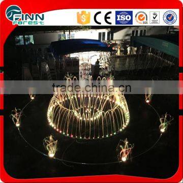 Outdoor Seven Color Led Light Musical Dancing Garden Fountain photo-2