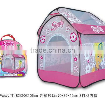 oem accepted cartoon indoor play fun cloth mini tent for kids with EN71