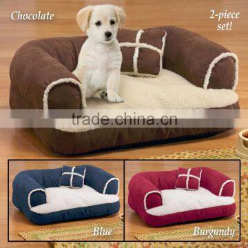 Comfy Pet Bed Couch with Pillow