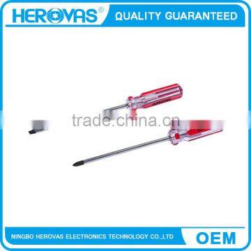 transparent rubber handle multifunction Cr-V Phillips screwdriver