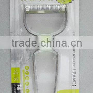 Stainless Steel Kitchen Peeler ( waved blade )